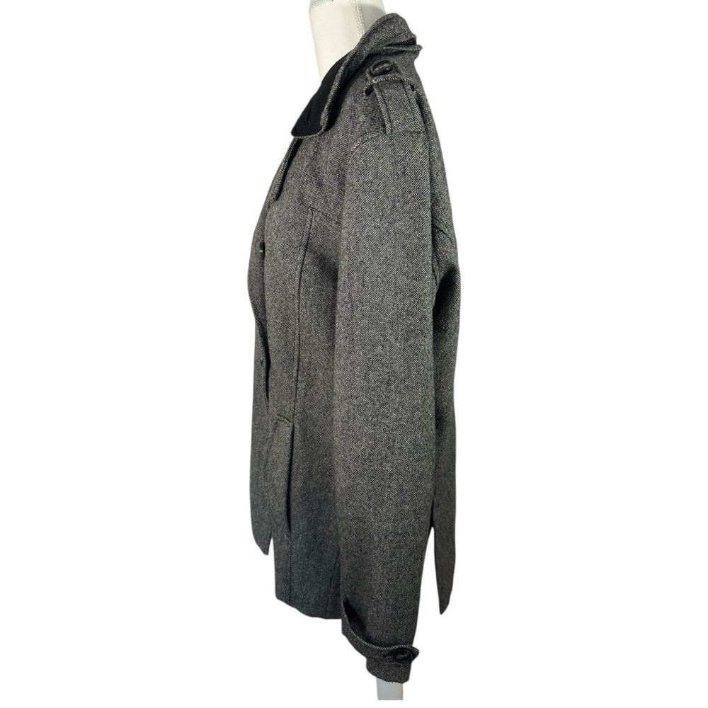 G by Guess Gray Dbl Breasted Coat Size Large - Picture 5 of 7